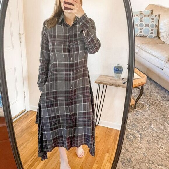 Public School New York Plaid Midi Dress - Picture 2 of 10